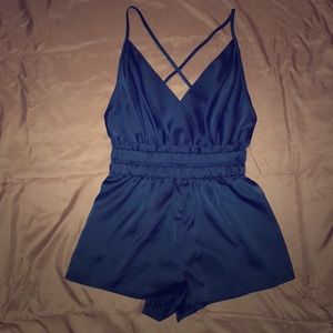 Midnight blue romper